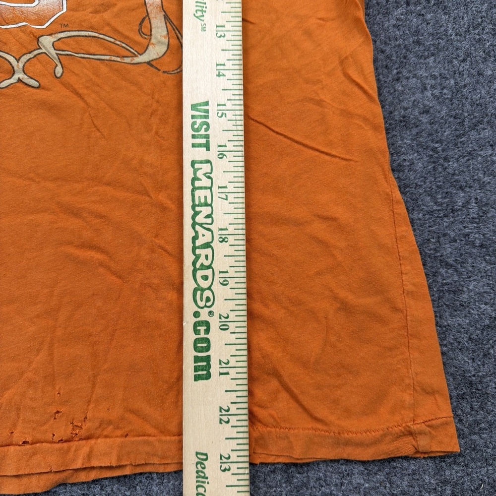Vintage Y2K Oregon State‎ Beavers M Chip And Pepper NCAA Tee Orange Distressed - Picture 7 of 8